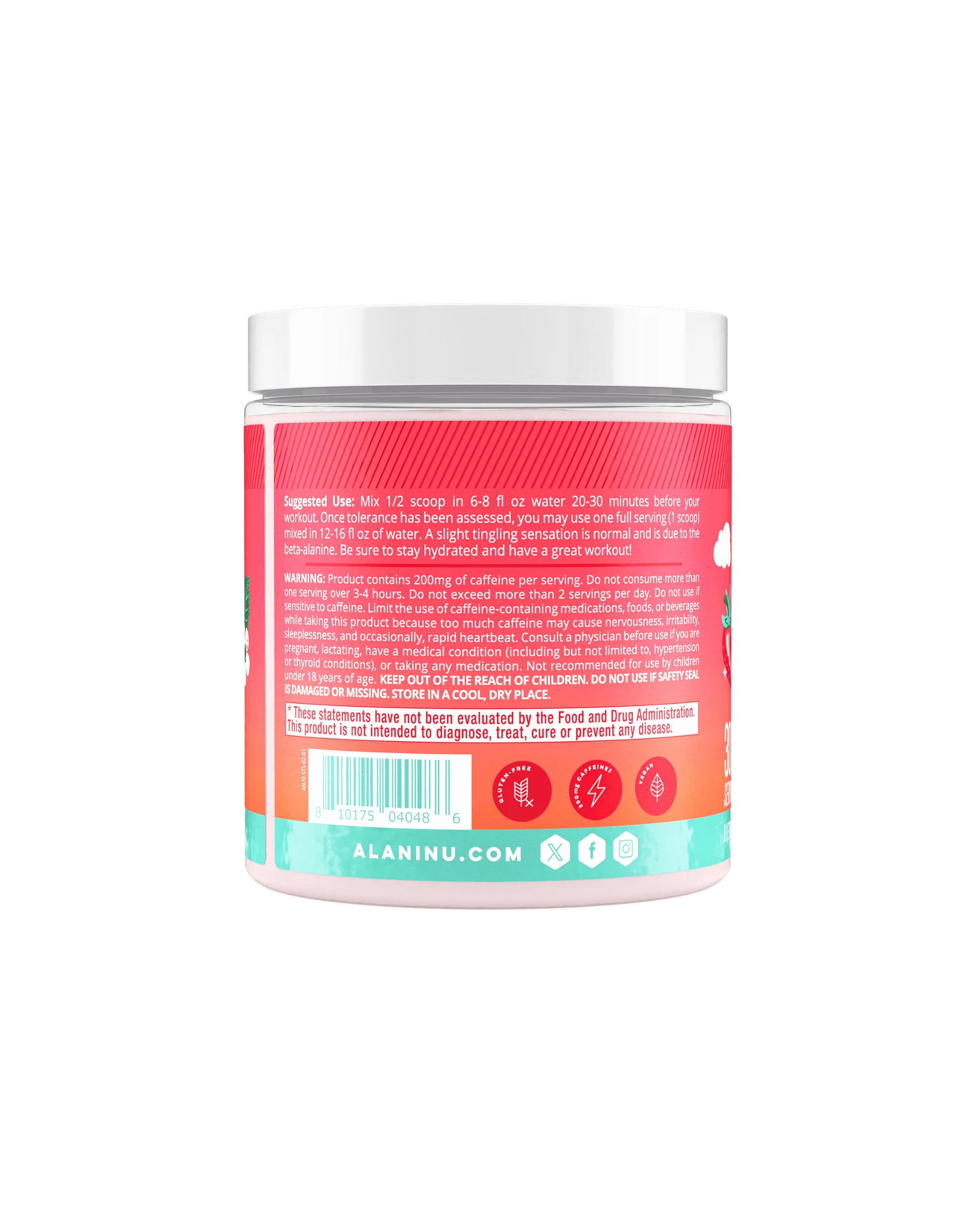 Alani Nu Featured Pre-Workout - Strawberry Sunrise - Image 5