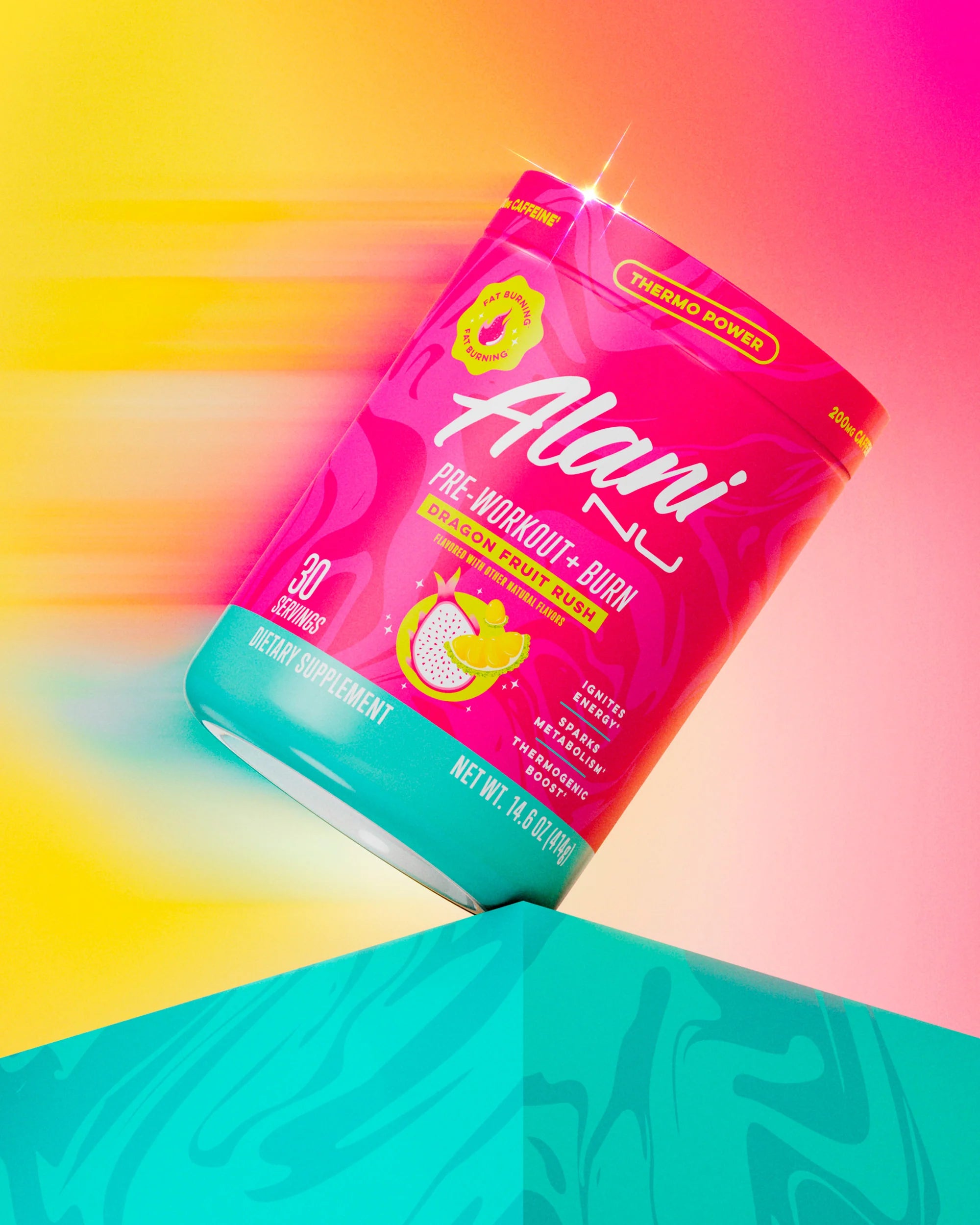 Alani Nu Featured Pre-Workout+ Burn - Dragon Fruit Rush - Image 3