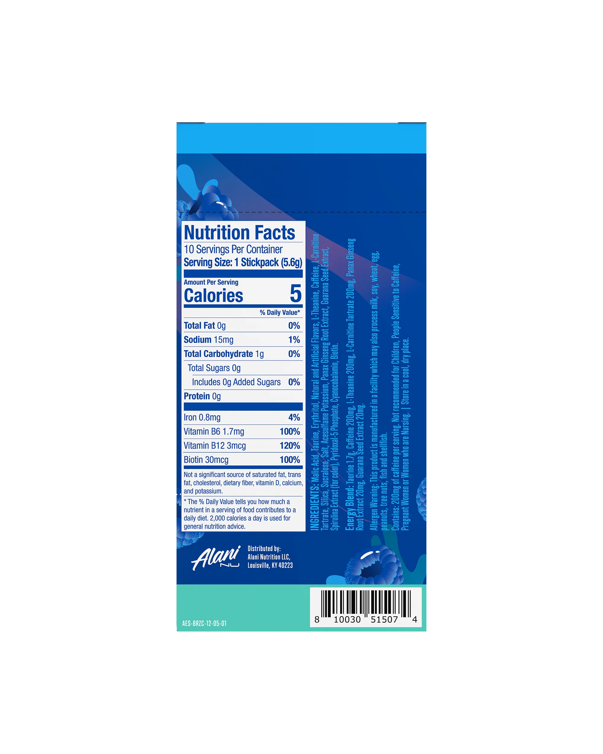 Alani Nu Featured Energy Sticks - Breezeberry - Image 3