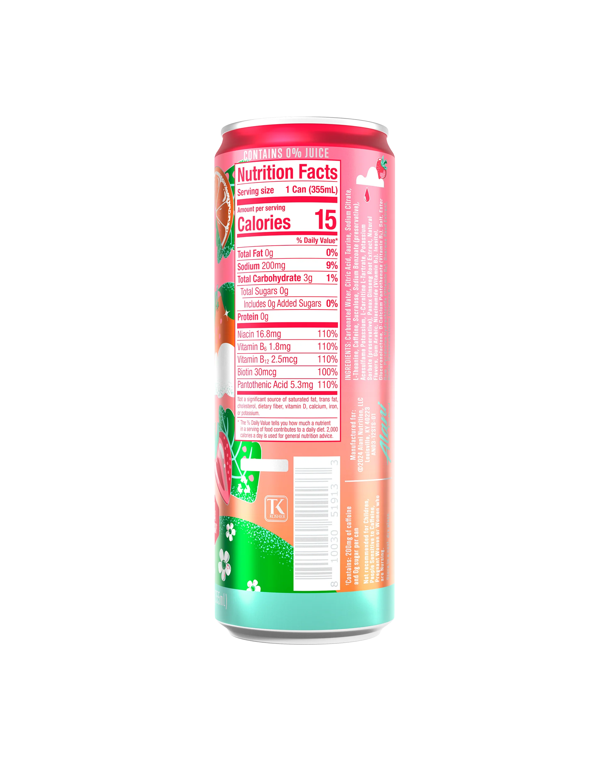Alani Nu Featured Energy Drink - Strawberry Sunrise - Image 6