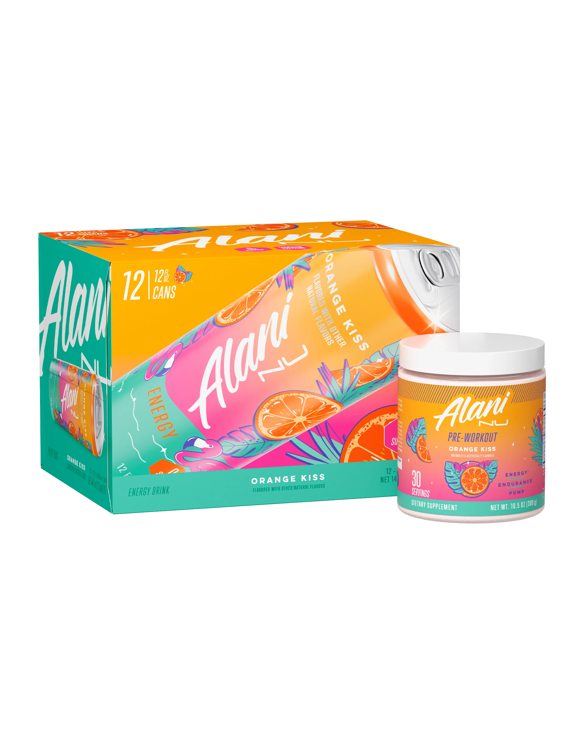 Alani Nu Featured Energy Drink & Pre-Workout - Orange Kiss