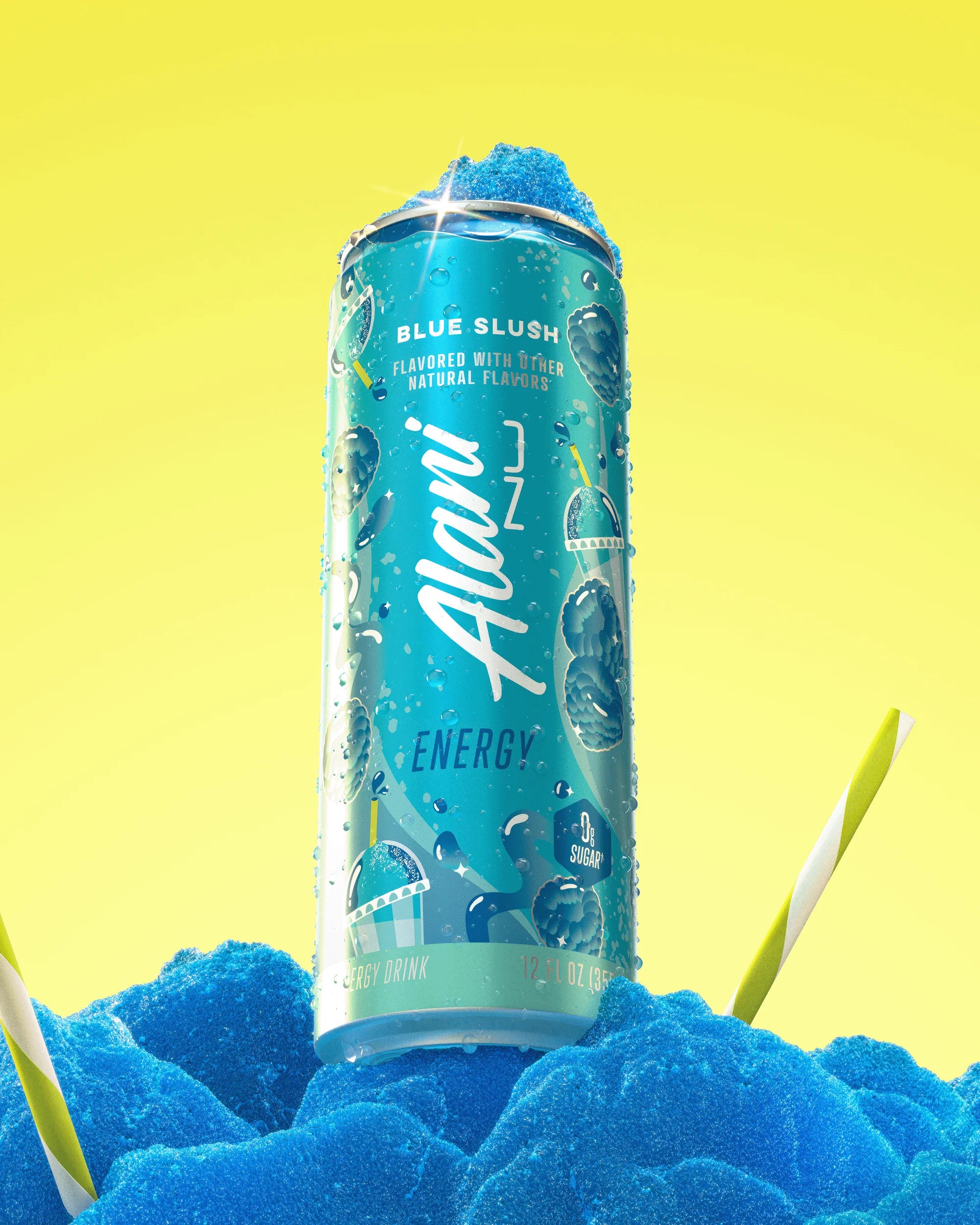 Alani Nu Featured Energy Drink & Pre-Workout+ - Blue Slush - Image 3