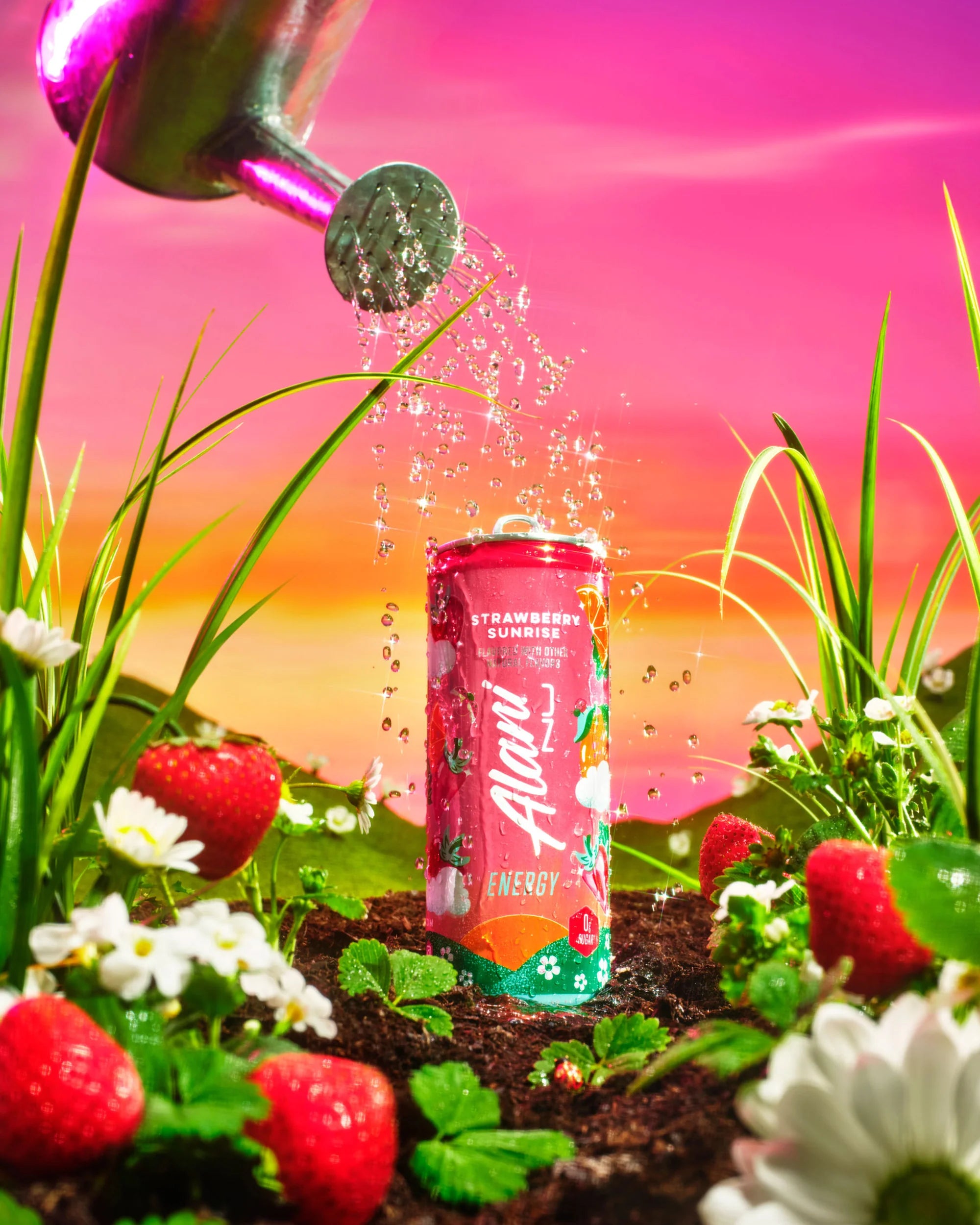 Alani Nu Featured Energy Drink - Strawberry Sunrise - Image 3
