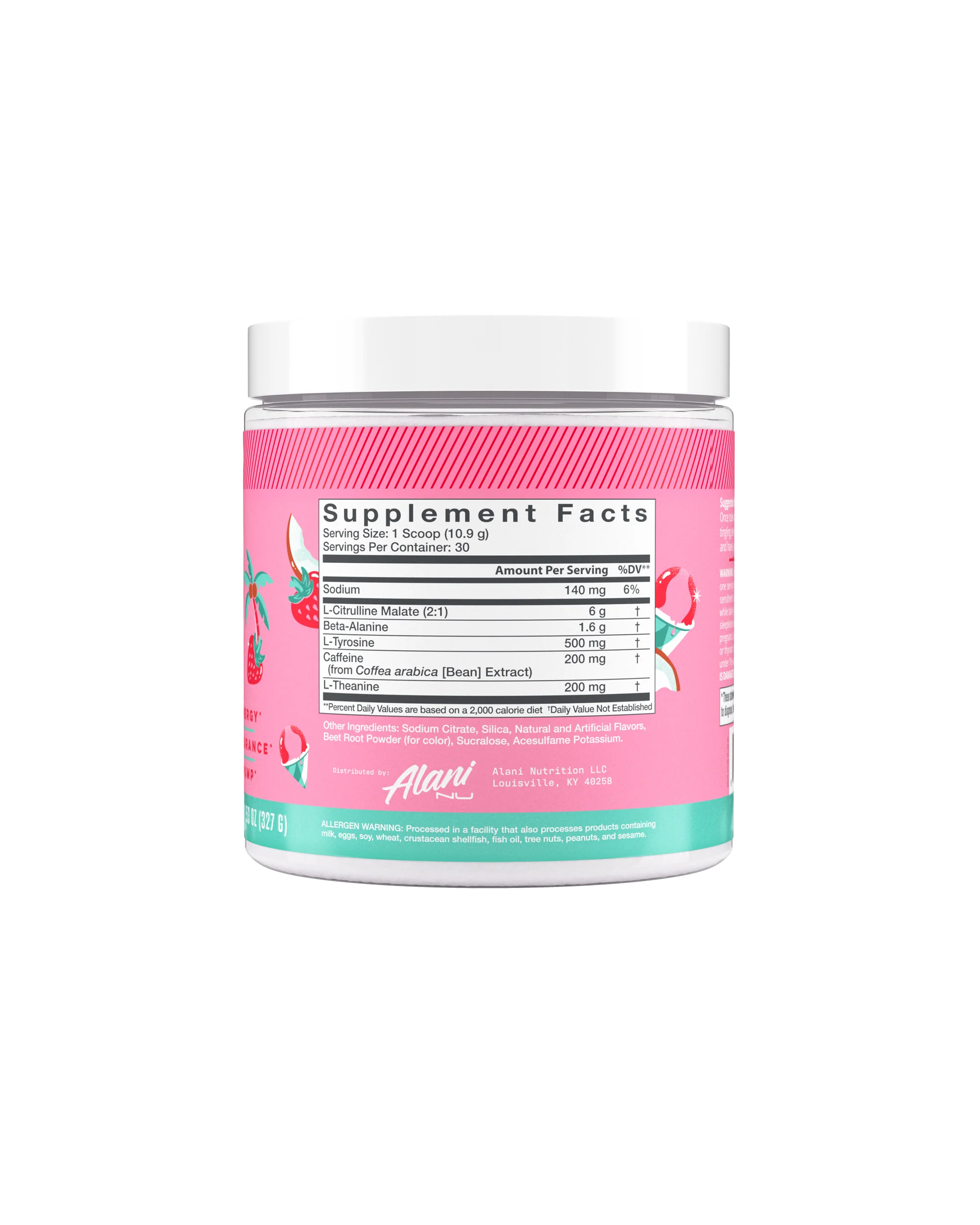 Alani Nu Featured Pre-Workout - Hawaiian Shaved Ice - Image 3