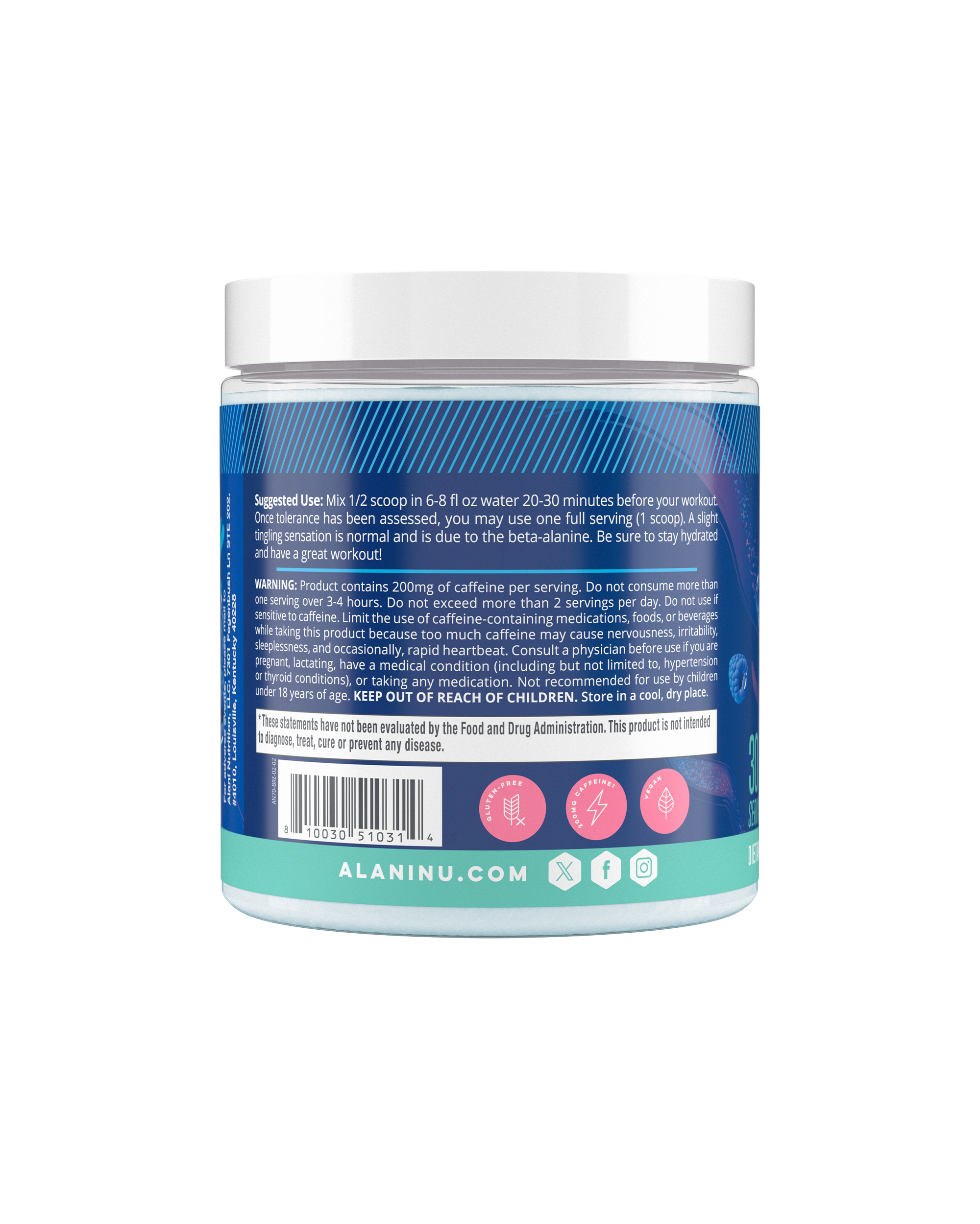 Alani Nu Featured pre-workout - breezeberry - Image 3