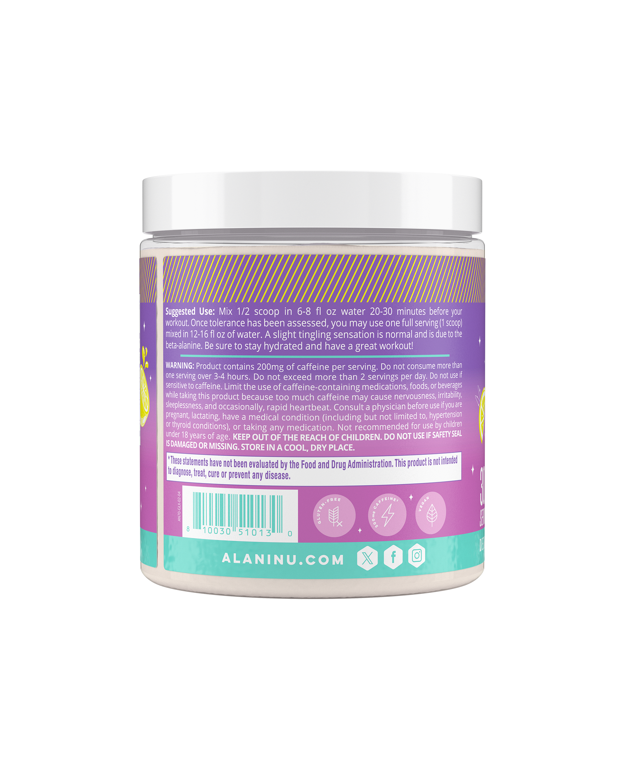 Alani Nu Featured pre-workout - galaxy lemonade - Image 3