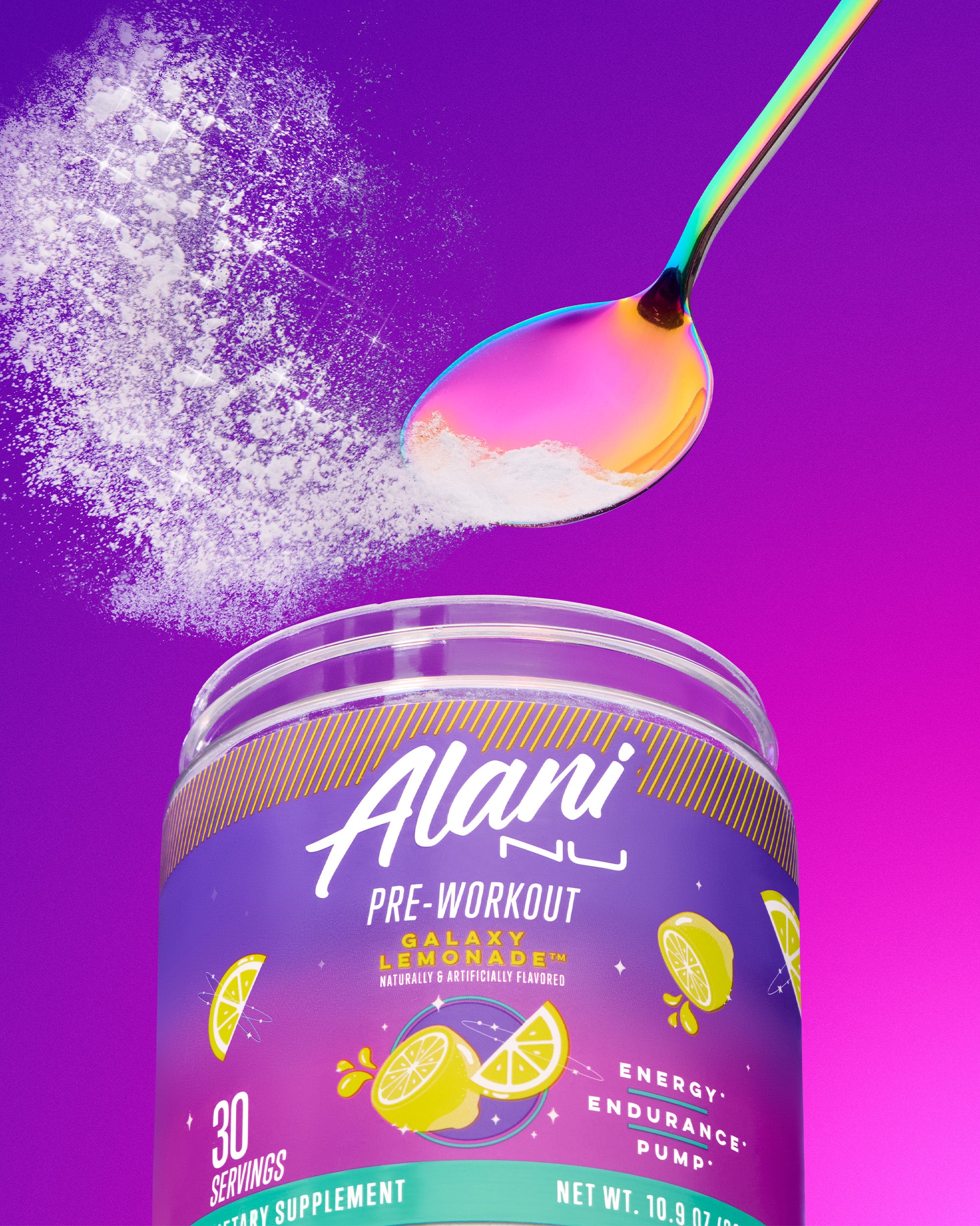 Alani Nu Featured pre-workout - galaxy lemonade - Image 4