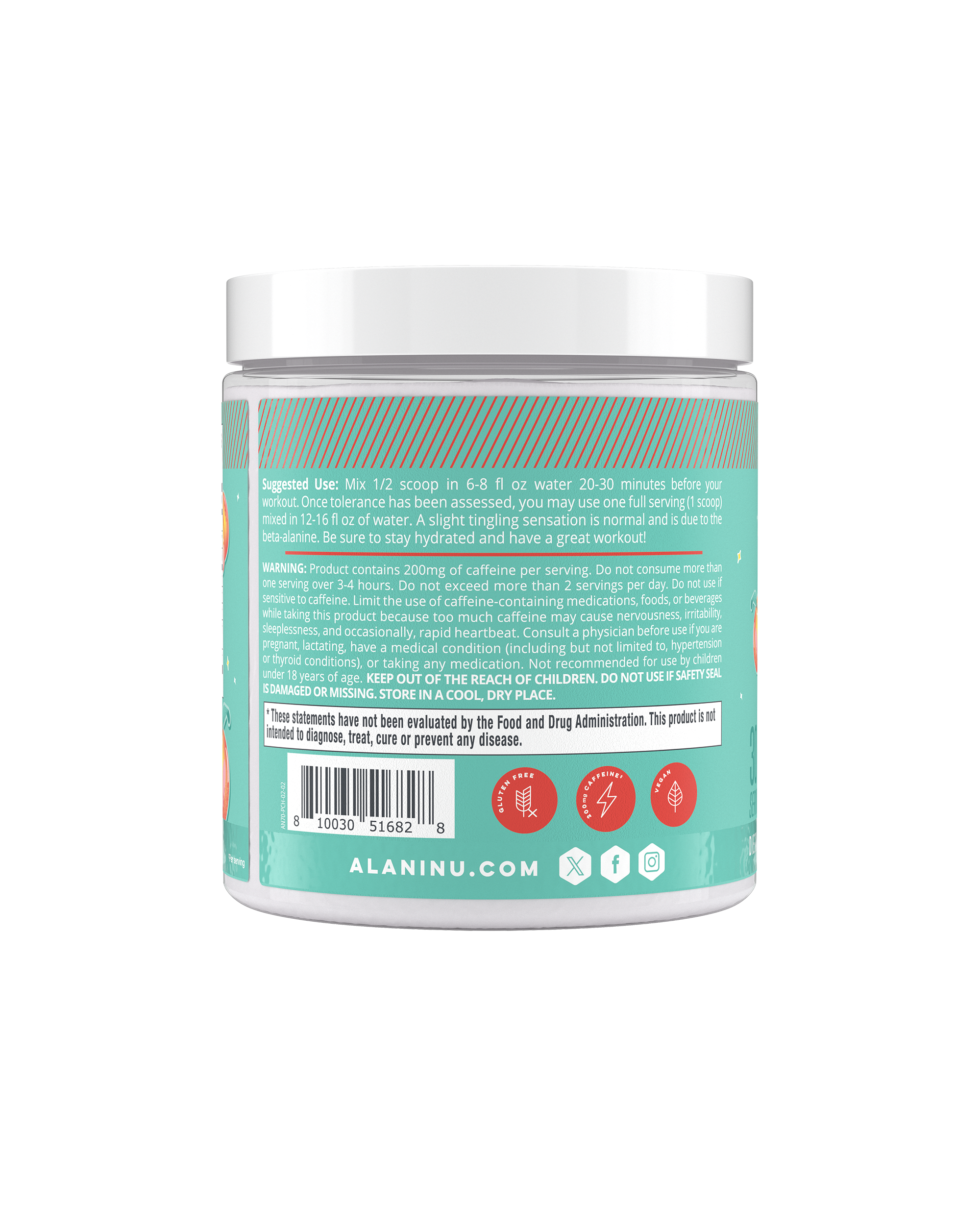 Alani Nu Featured pre-workout - juicy peach - Image 3