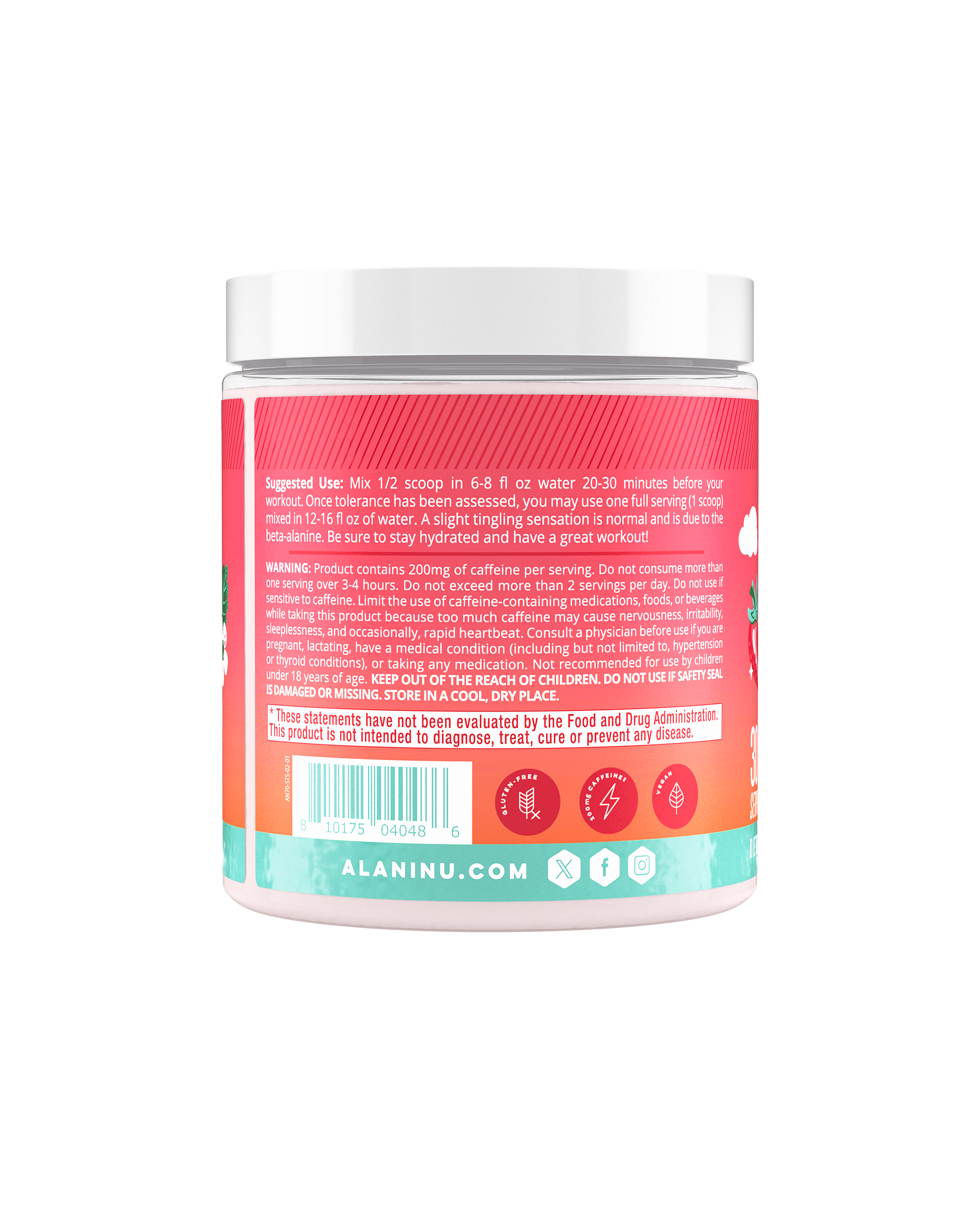 Alani Nu Featured pre-workout - strawberry sunrise - Image 3