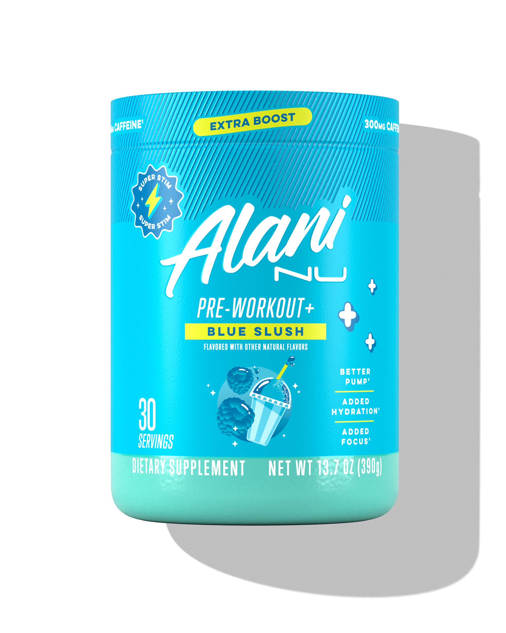 Alani Nu Featured pre-workout+ - blue slush