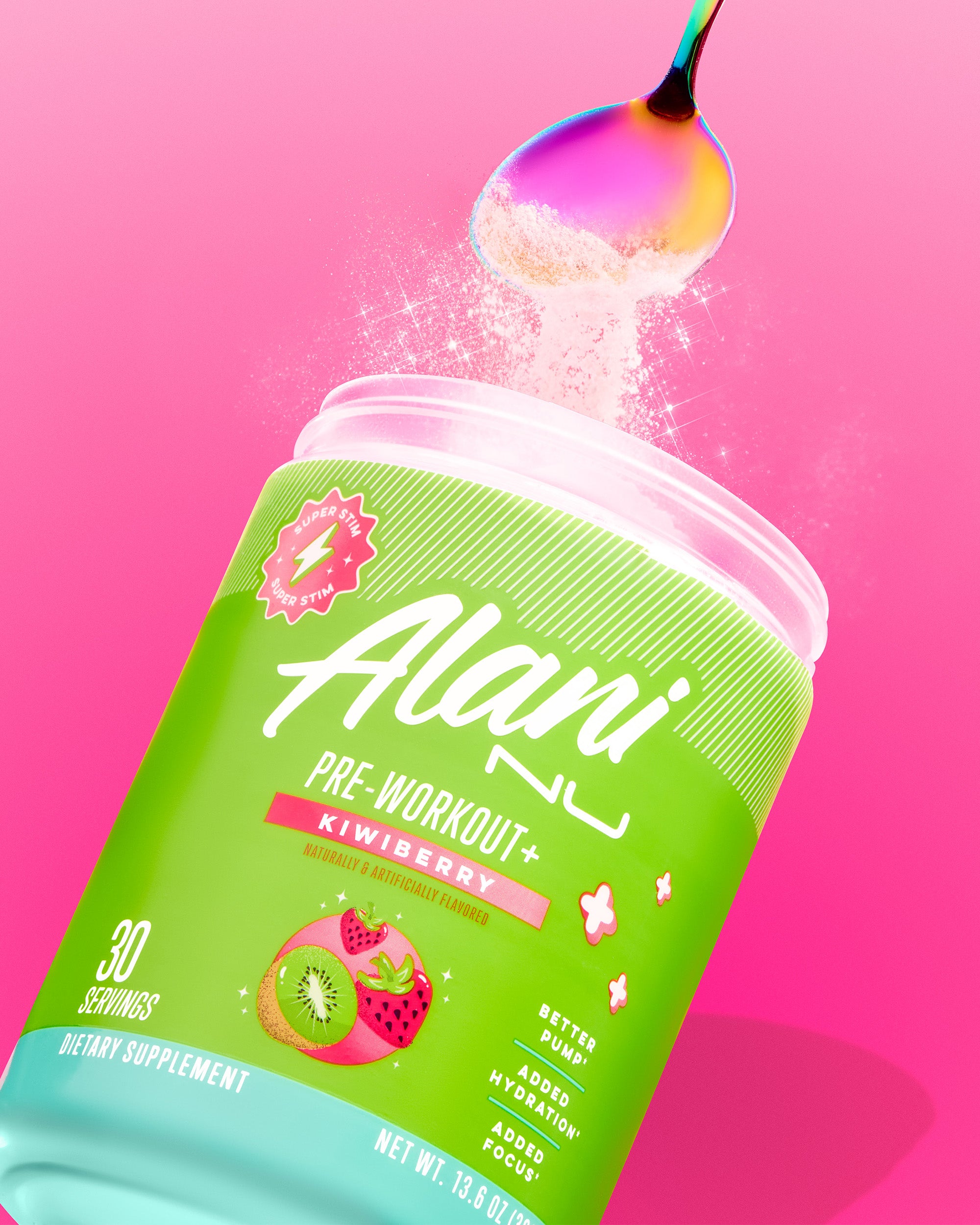 Alani Nu Featured pre-workout+ - kiwiberry - Image 5