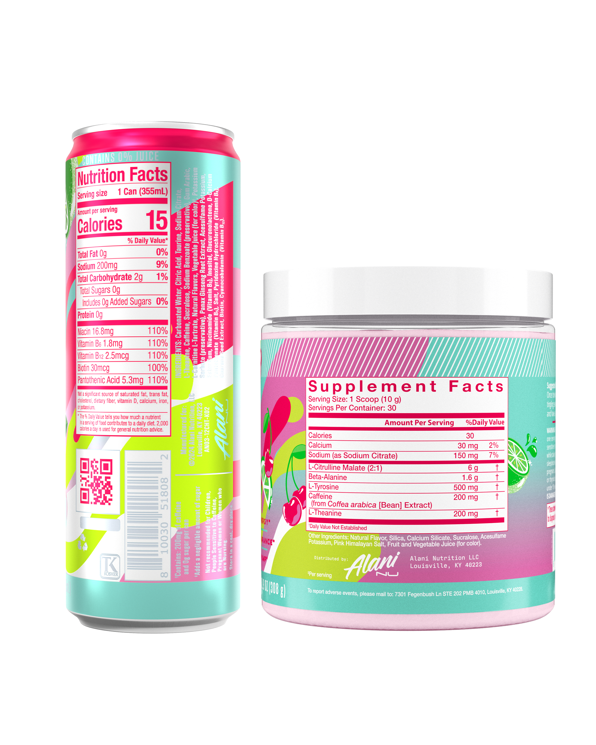 Alani Nu Featured energy drink & pre-workout - cherry Twist - Image 3