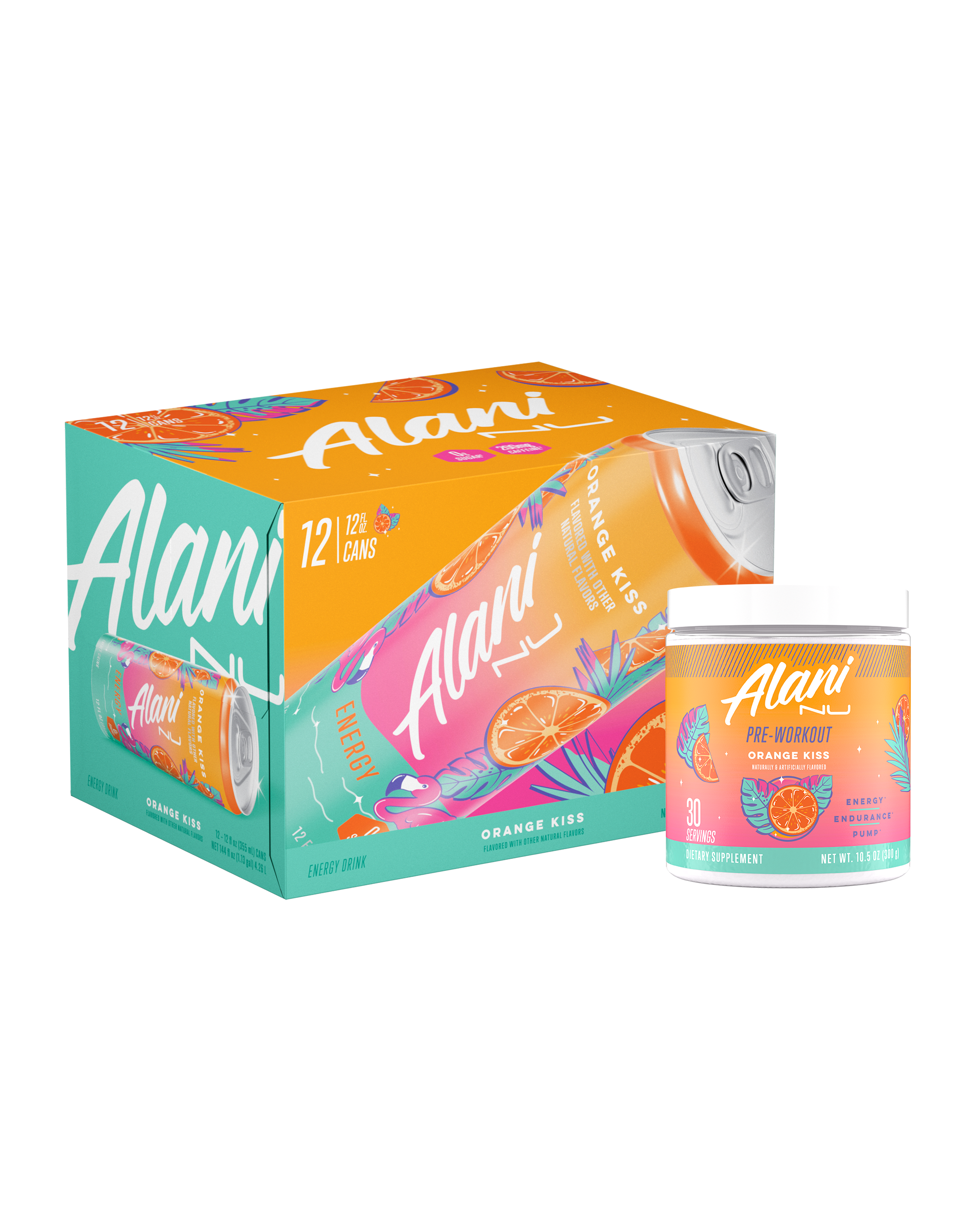 Alani Nu Featured energy drink & pre-workout - orange kiss