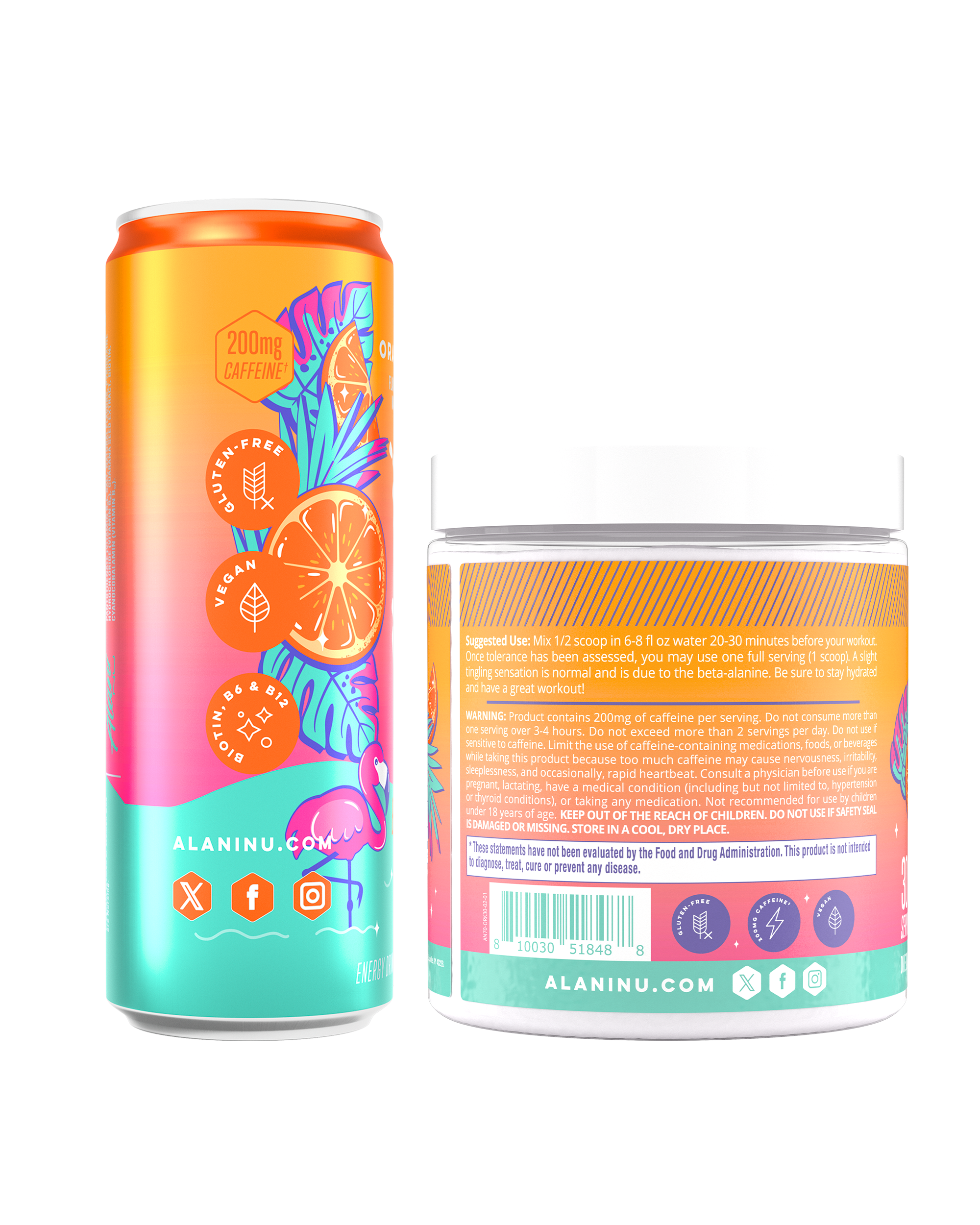 Alani Nu Featured energy drink & pre-workout - orange kiss - Image 2