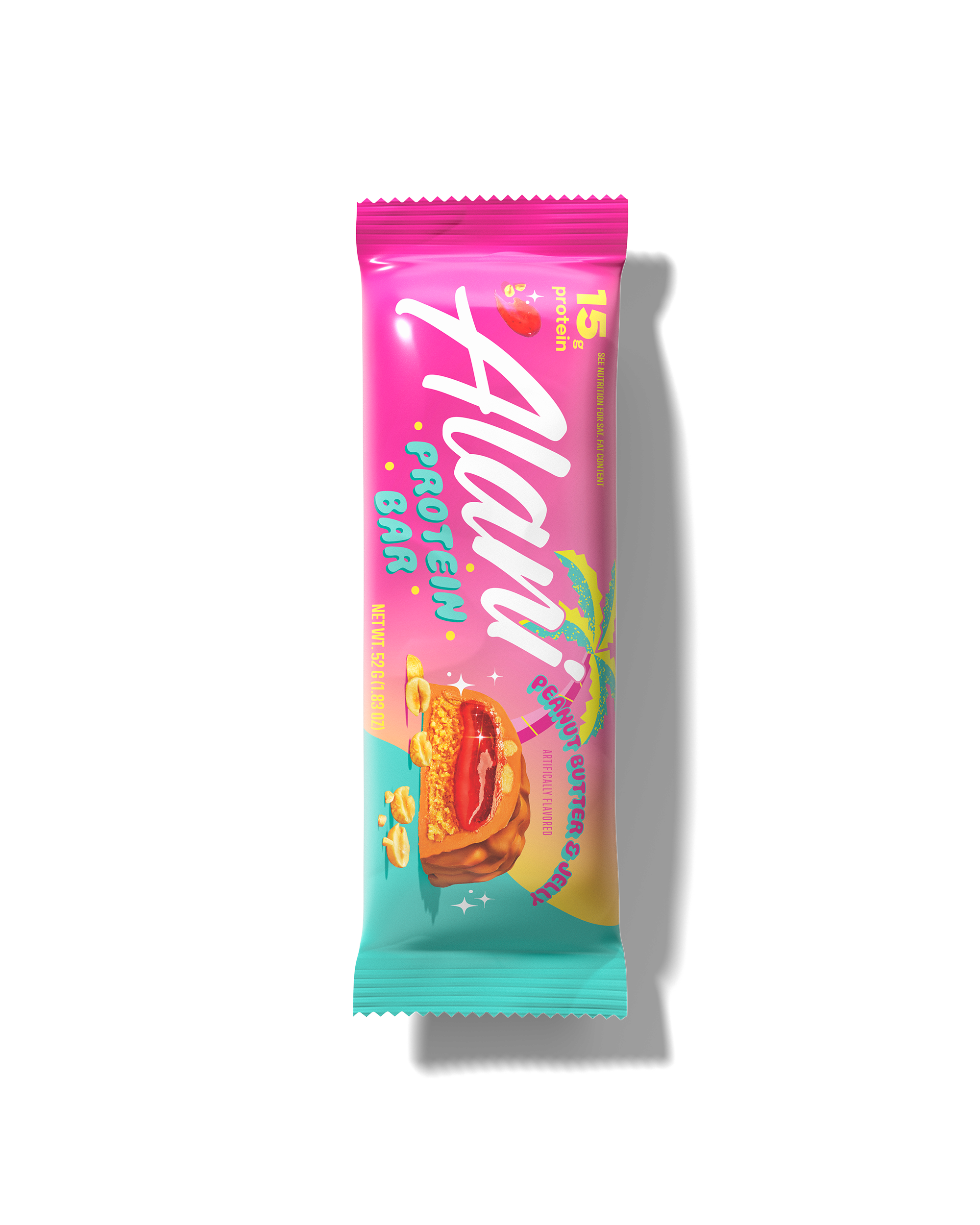 Alani Nu Featured protein bar - peanut butter & jelly