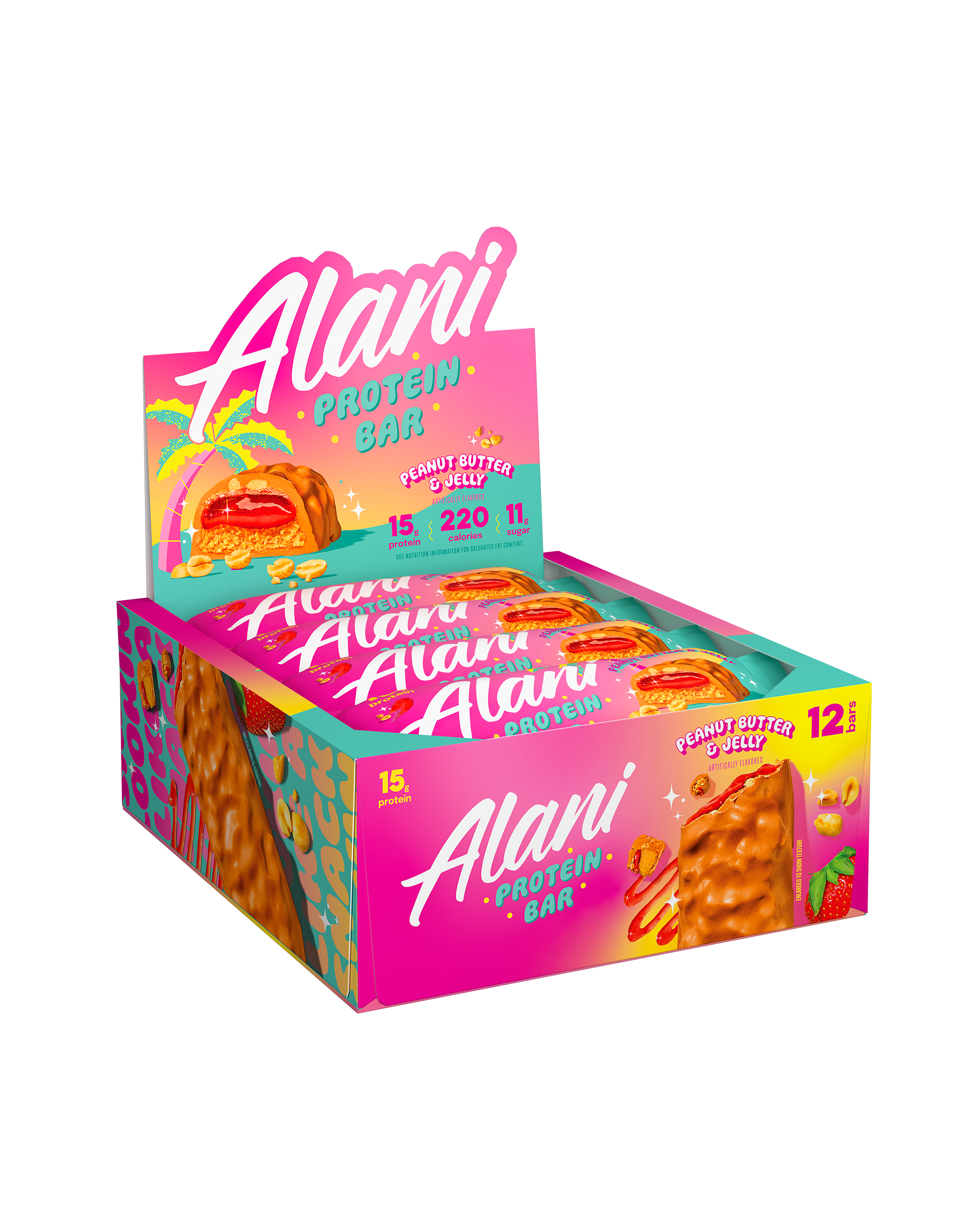 Alani Nu Featured protein bar - peanut butter & jelly - Image 4