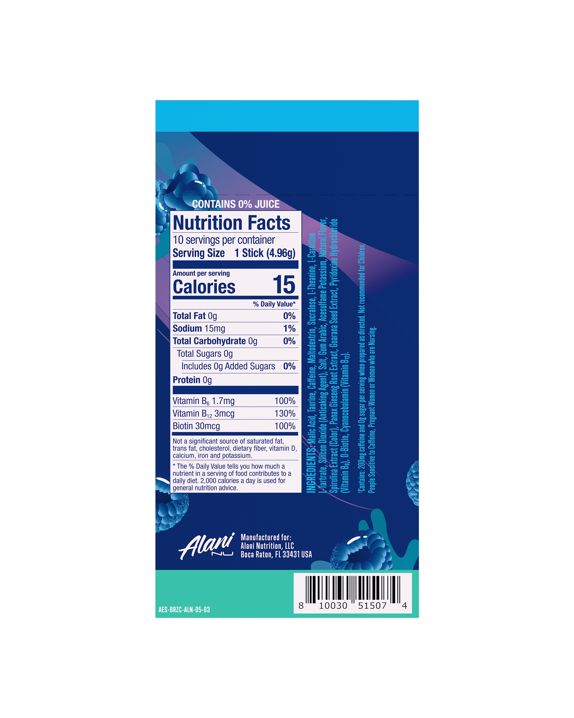 Alani Nu Featured energy sticks - breezeberry - Image 3