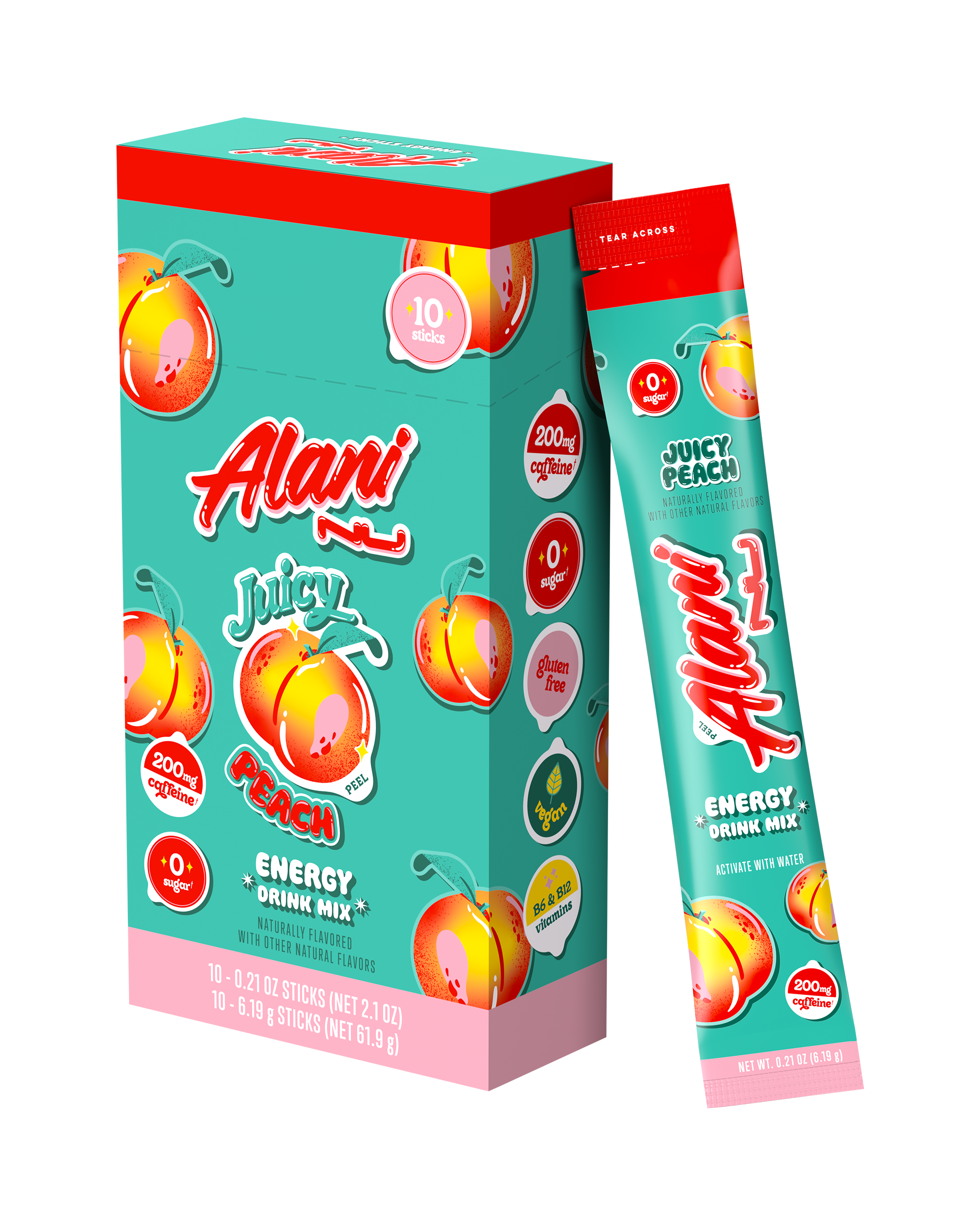 Alani Nu Featured energy sticks - juicy peach - Image 2