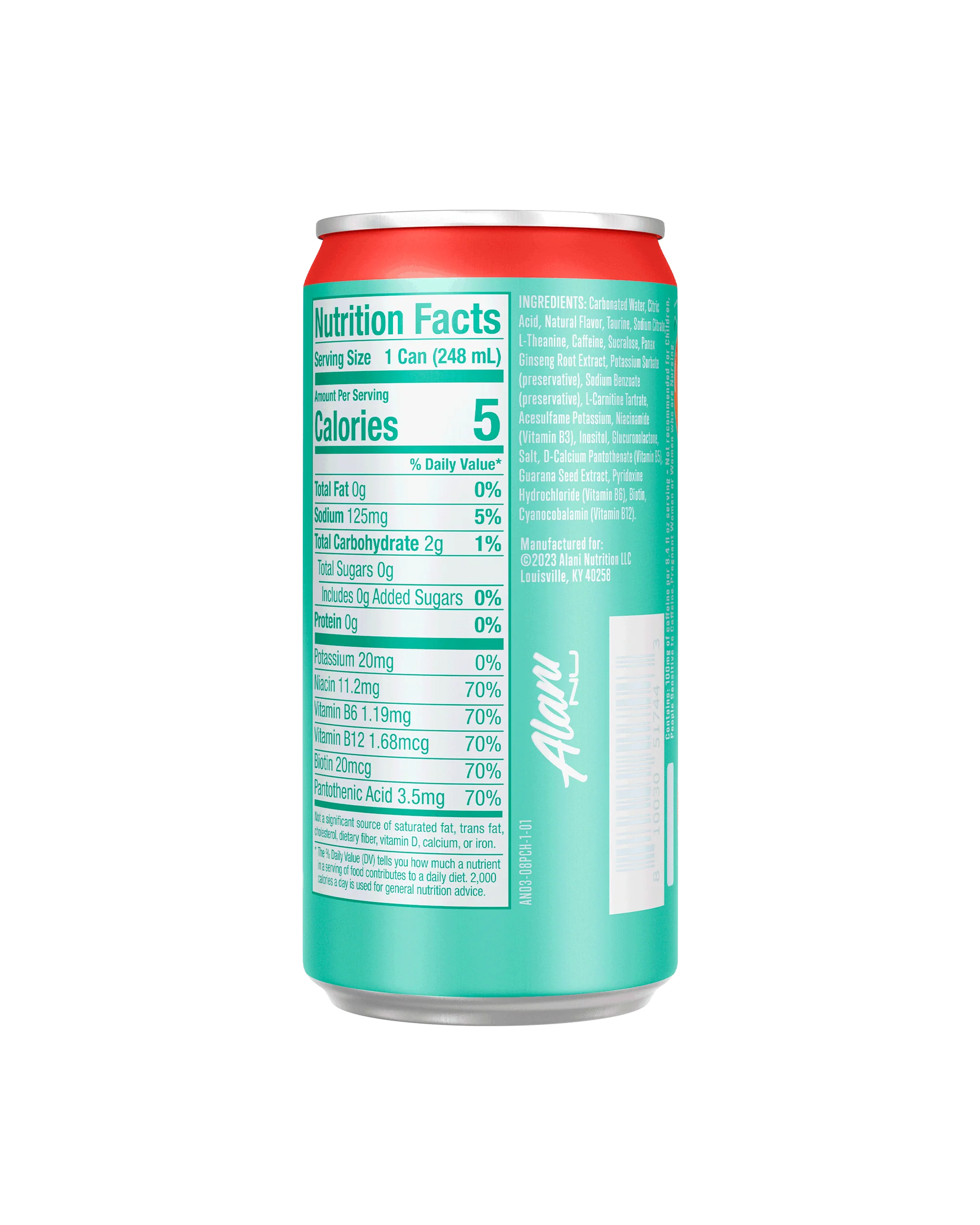 Alani Nu Featured Mini Energy - Juicy Peach - Image 5