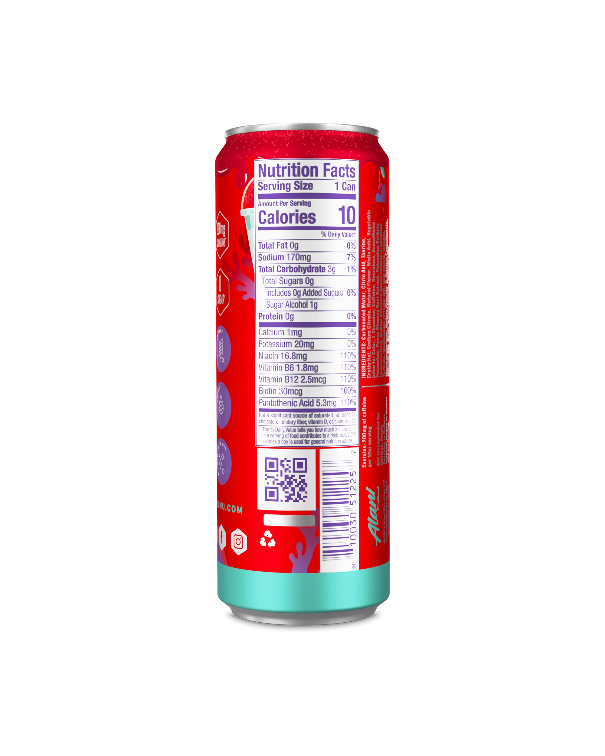 Alani Nu Featured Energy Drink - Cherry Slush - Image 5