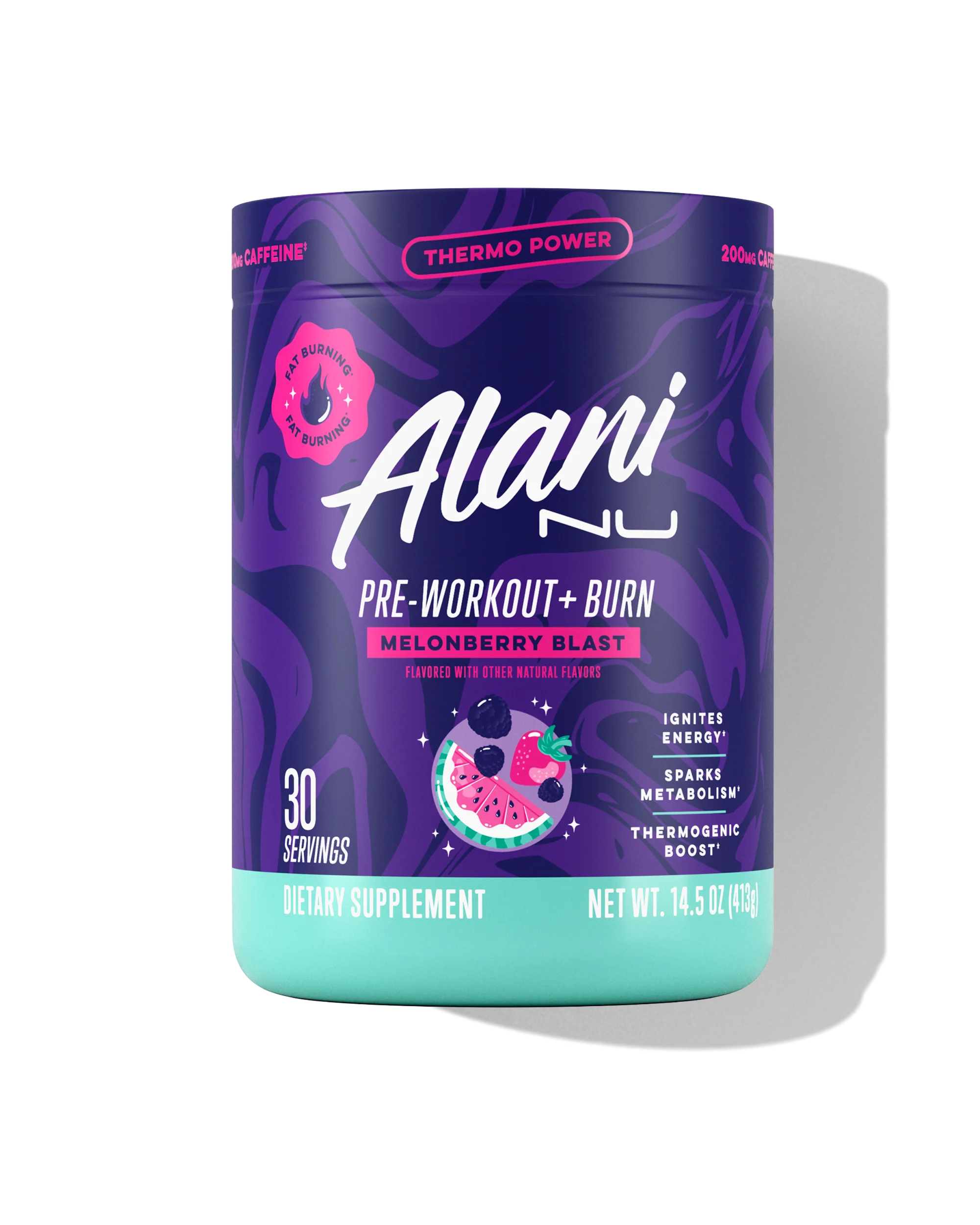 Alani Nu Featured Pre-Workout+ Burn - Melonberry Blast
