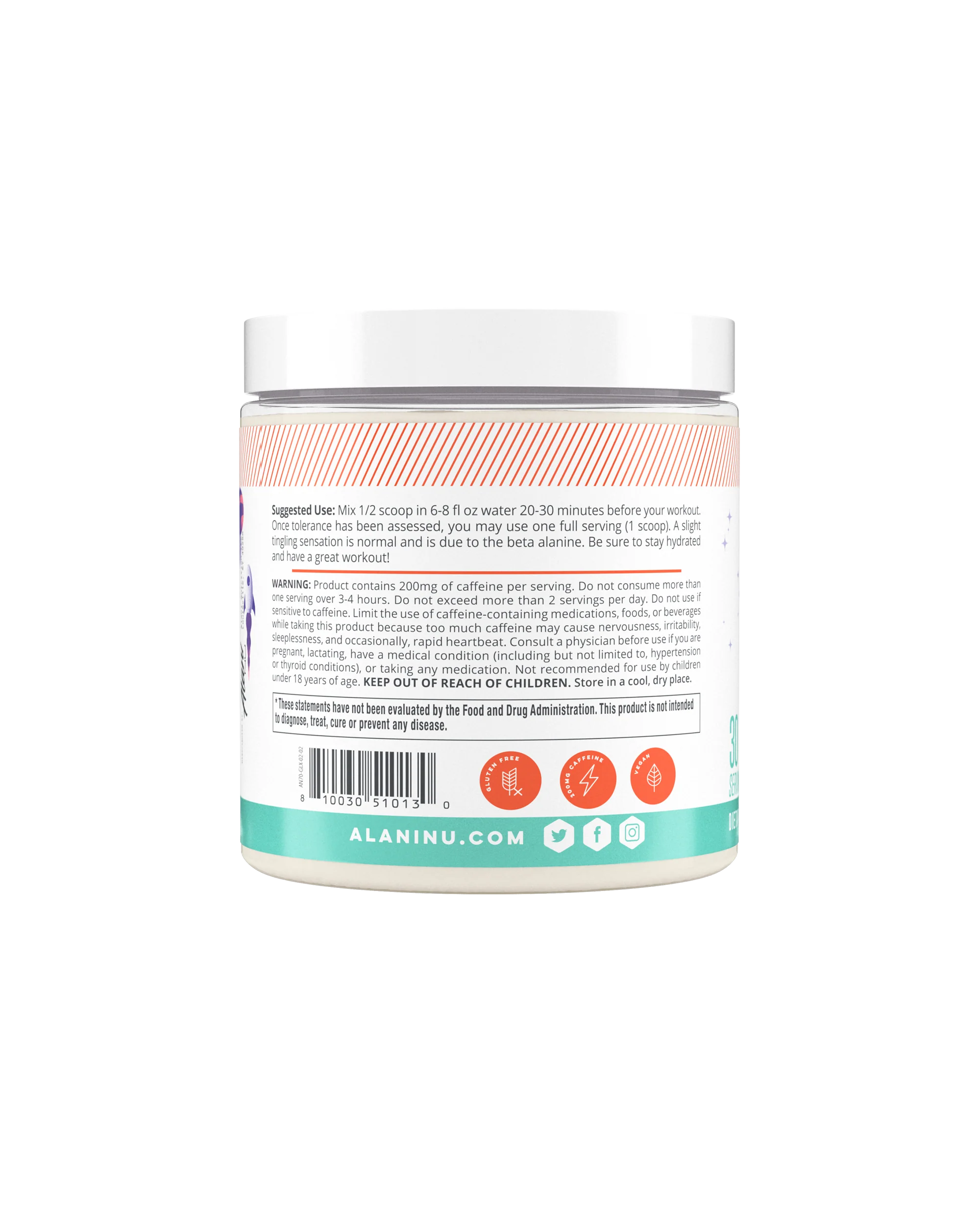 Alani Nu Featured Pre-Workout - Galaxy Lemonade - Image 2