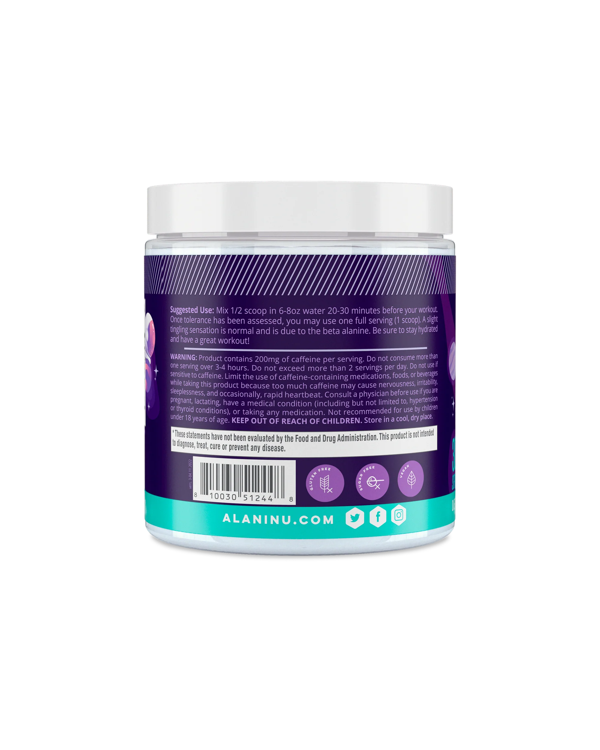 Alani Nu Featured Pre-Workout - Cosmic Stardust - Image 5