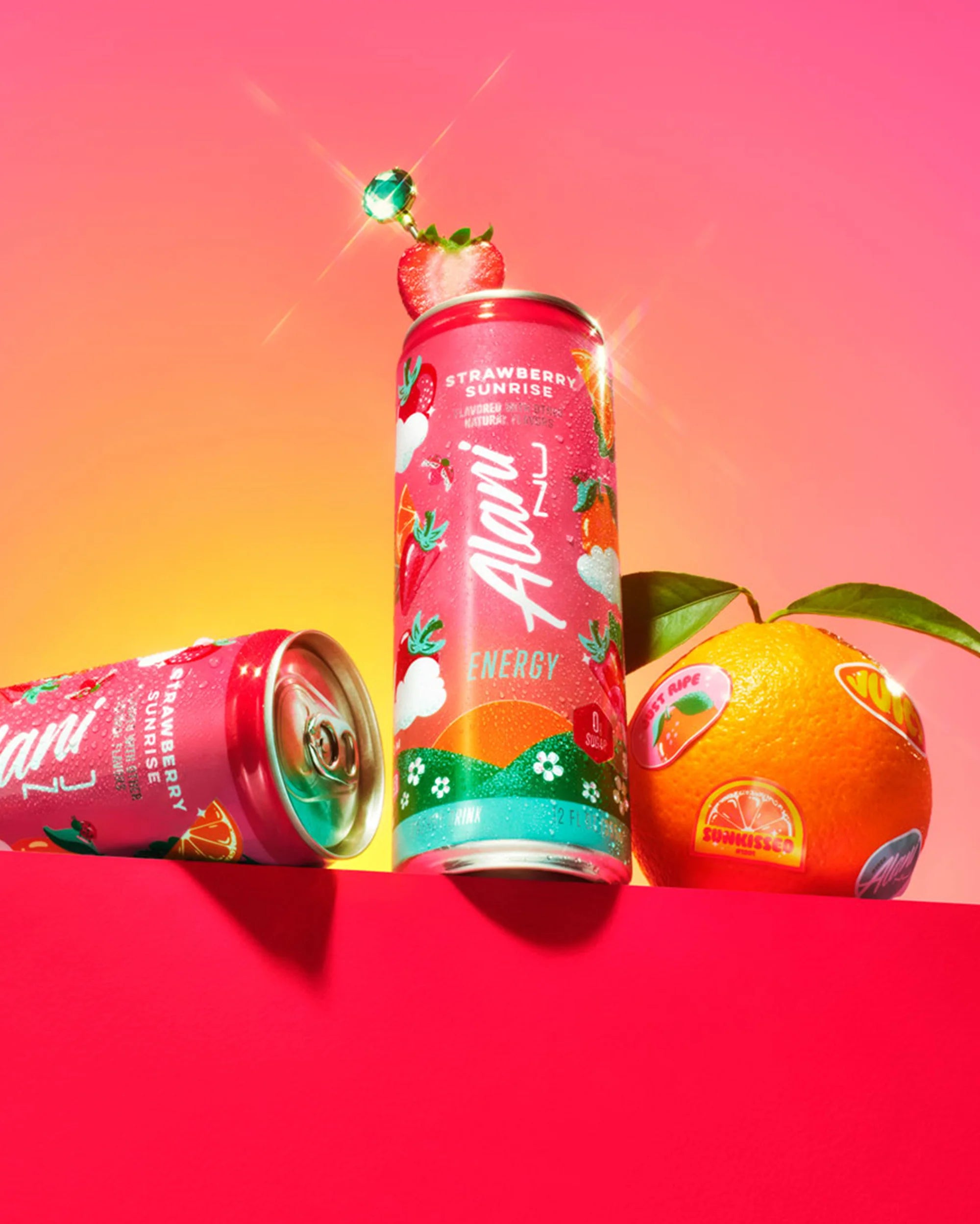Alani Nu Featured Energy Drink - Strawberry Sunrise - Image 4